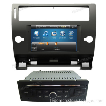 7 Inch in Dash Car DVD Player, GPS Navigation, Auto Stereo System for Citroen C4